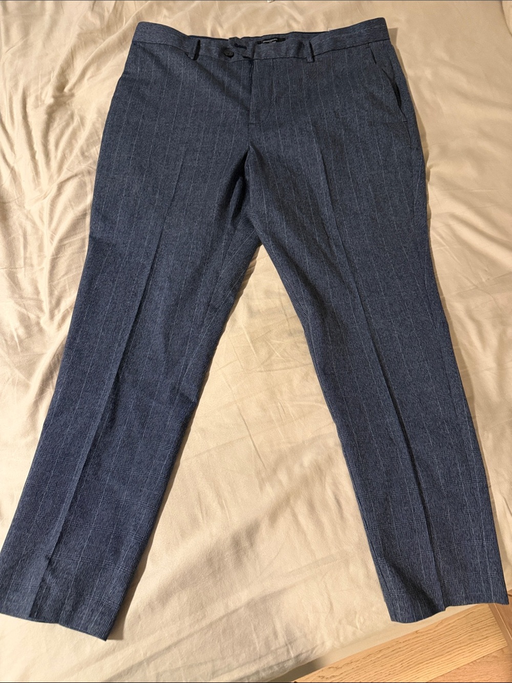 Banana Republic Men's Navy Pinstripe Dress Pants